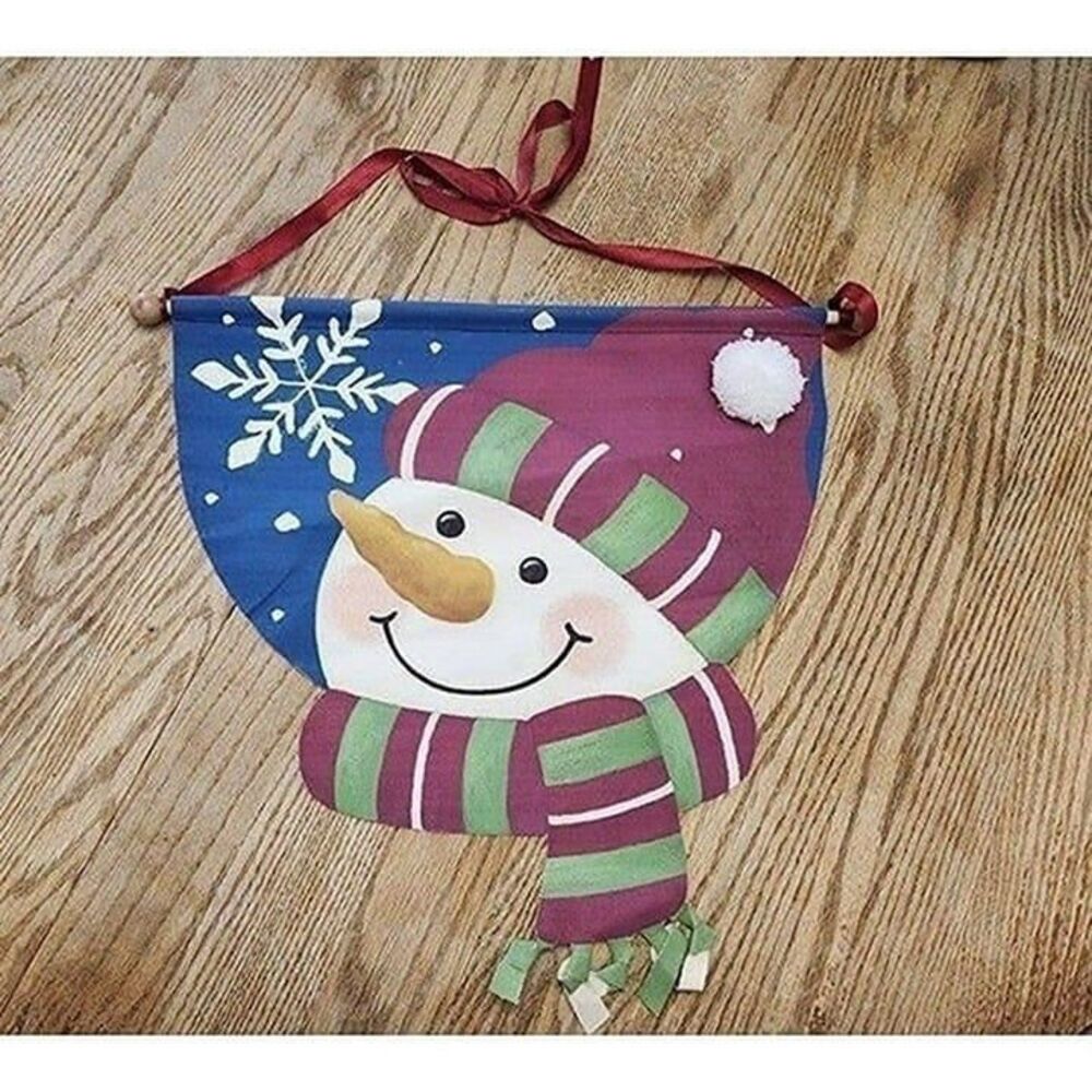 Christmas Snowman Banner